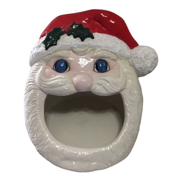 Vintage Santa Candy/Cookie Dish - Picture 1 of 10